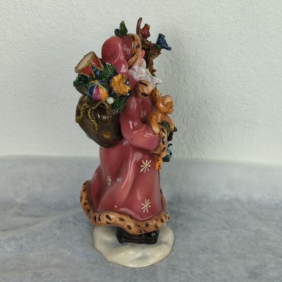 Ceramic Santa Claus Figurine Wonderful Detail! 10" Tall - Picture 11 of 17